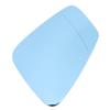 Heated Mirror Glass with Backing Plate Blue Exterior Side View Flat Mirror Glass Replacement for 525i 528i 530i 535d
