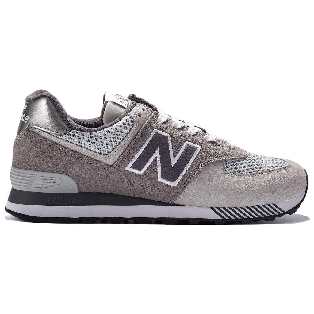 New Balance Men's 574 Grey/Black Lifestyle Sneakers ML574VR2