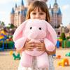 Cute Baby Elephant Plush Toy Soft Stuffed Elephant Cuddly Sleep Companion Pillow Comforting Plushies For Birthday Gift