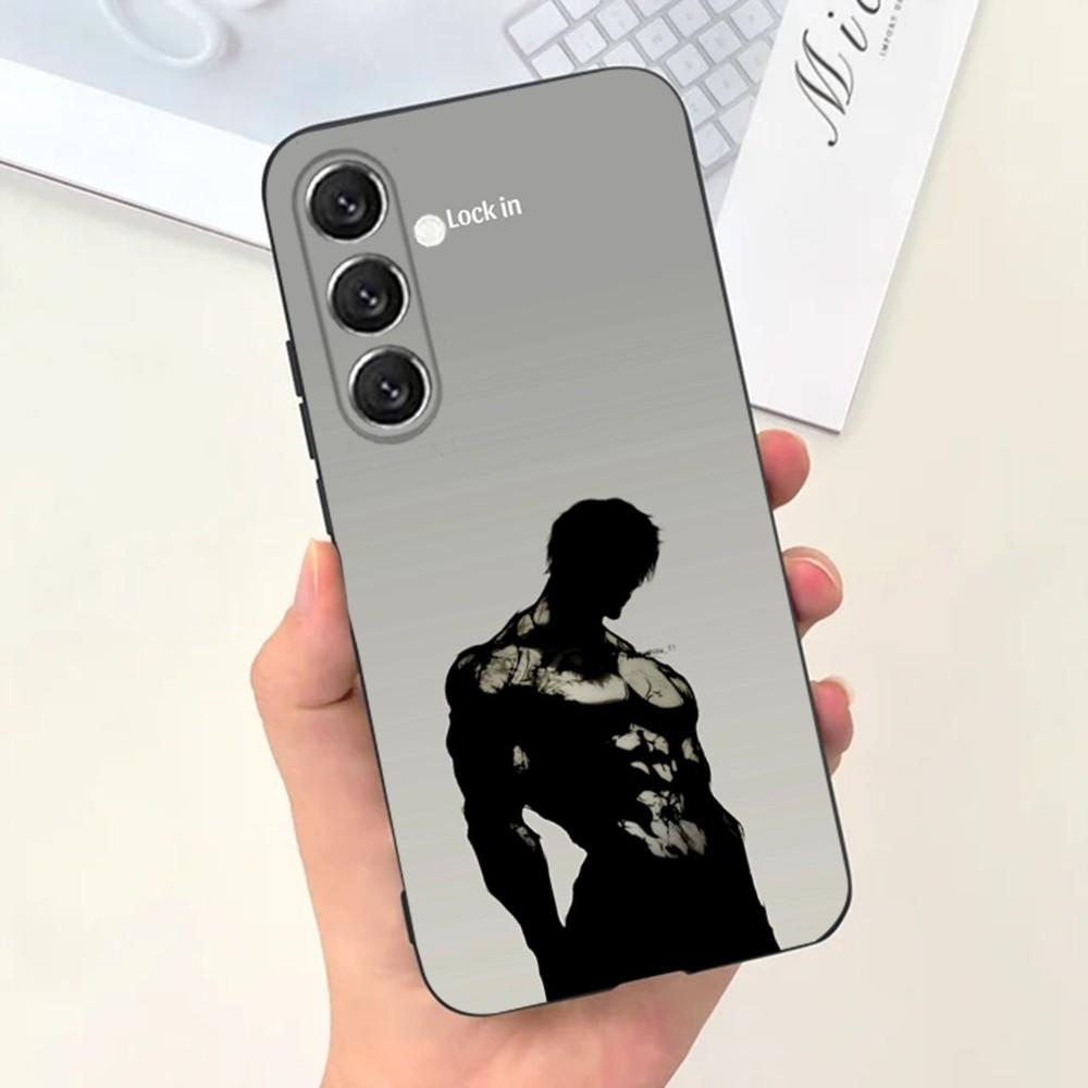 Bodybuilding Gym Fitness Handyhülle Handyhülle Für Samsung S25,S24,S21,S22,S23,S30,Ultra,S20,Plus,Fe,Lite,Note,10,5G Schwarze Hülle