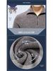 Men's Autumn/Winter Half-High Neck Cashmere Sweater - Fashionable Long-Sleeve Thick Knit Jumper