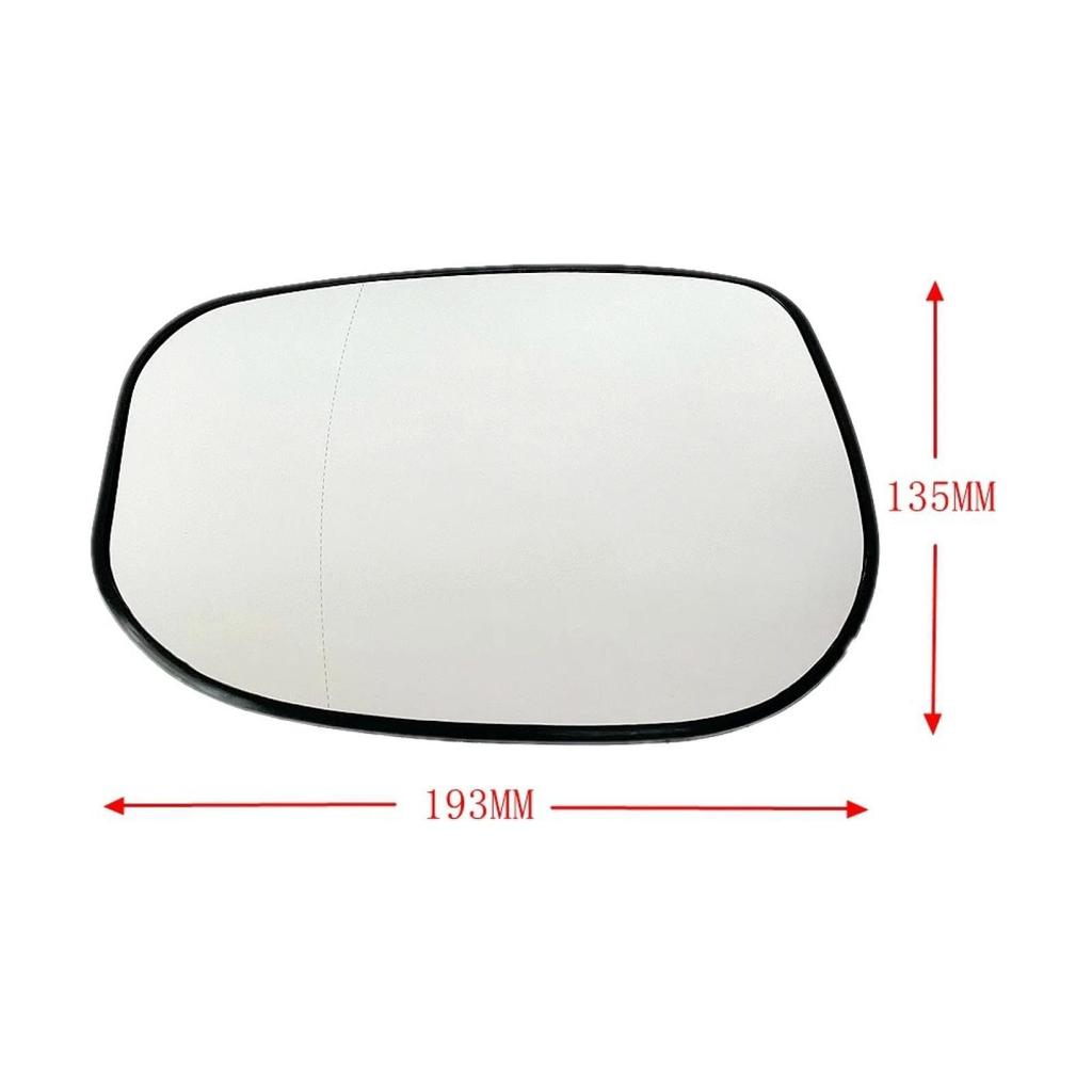 Car Rearview Mirror Glass Lens Fit Honda Insight 2009-2014 76253tf0g11 with Heater Left or