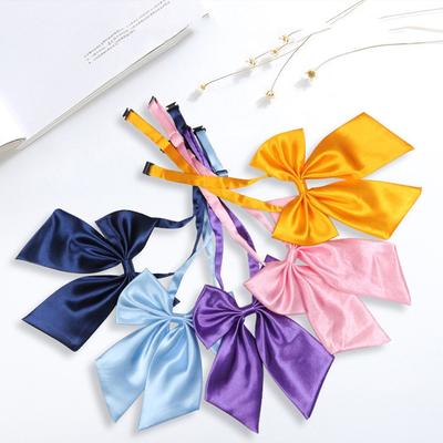Women Fashion Neck Flower British Handmade Bowtie Bow Brooch Bow Tie