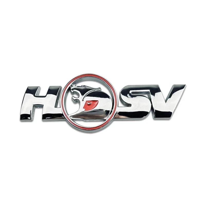 Metal Car Body Sticker for HSV Logo Auto Emblem Front Grille Rear Trunk Decoration
