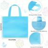 10 Pcs/set Non-Woven Party Tote Bags Reusable Gift Bags Tote Bags Shopping Bags with Handles for Birthday Party Supplies