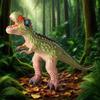 Large Soft Rubber Dinosaur Egg Model: T-Rex, Triceratops, Velociraptor & Pterodactyl Sounding Ornament Toy
