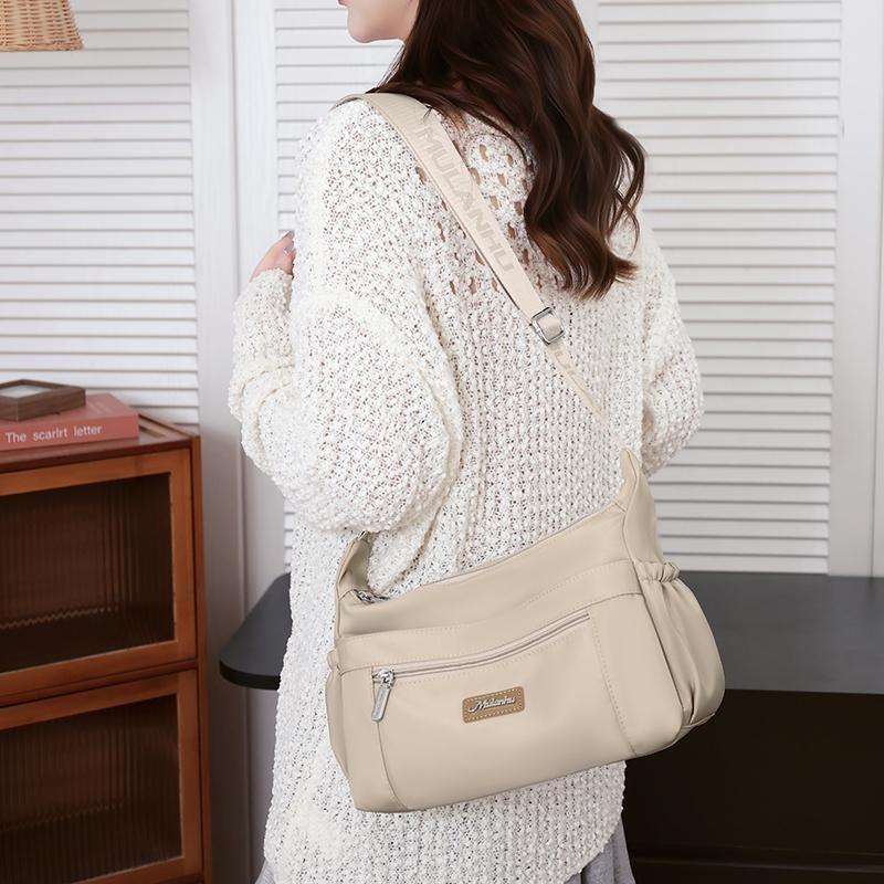 Women's Bag Large-capacity Commuter Bag Multi-layer One-shoulder Sling Dumpling Bag