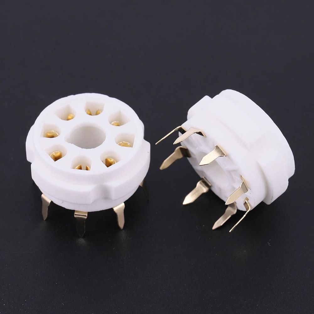 1Pcs 8Pin K8A Valve Base PCB Mount for EL34 KT88 6V6 6SL7 5AR4 6L6 6V6 6CA7 Vintage Audio Amplifier