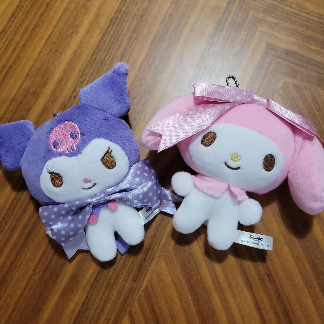 Sanrio Kuromi My Melody Plush Toy Mascot 2-Piece Set