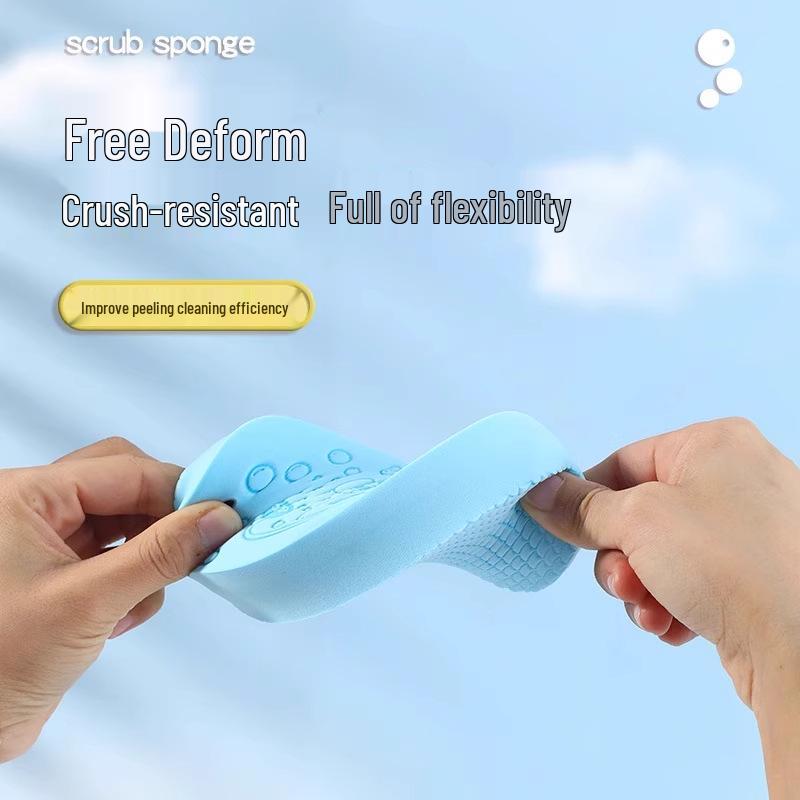 Kinder- & Damen Peelinghandtuch - Schmerzloser Entferner abgestorbener Haut zum Baden & Rückenwaschen