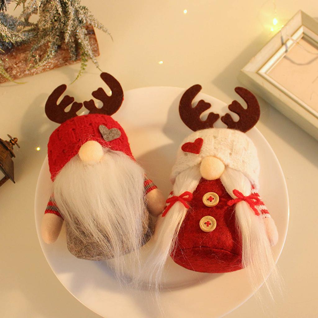 Christmas Gnome Knitted Yarn Doll, Cute Positive Energy Funny Doll Ornaments