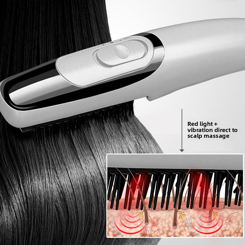 Phototherapy Comb Massage Scalp Care Comb Infrared Hair Care Comb Straightening Hair Comb Electric Scalp MassagingTool