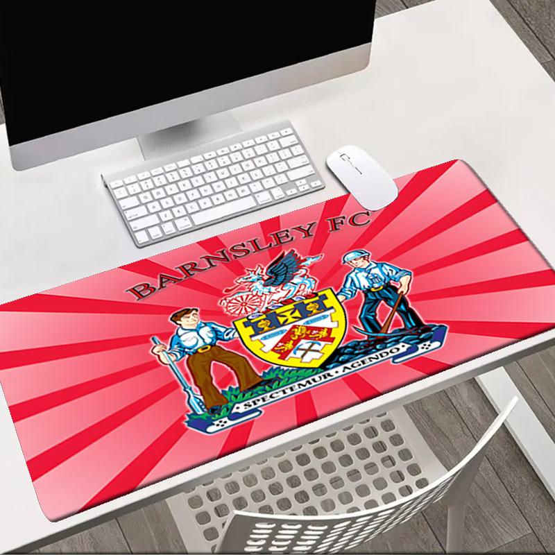 Barnsley Crest Design   Mouse pad Office Desk Mat, Gaming Mouse Pad Mousepad, keyboard pad,Heavy-Duty Non-Slip Rubber Backing, Gift