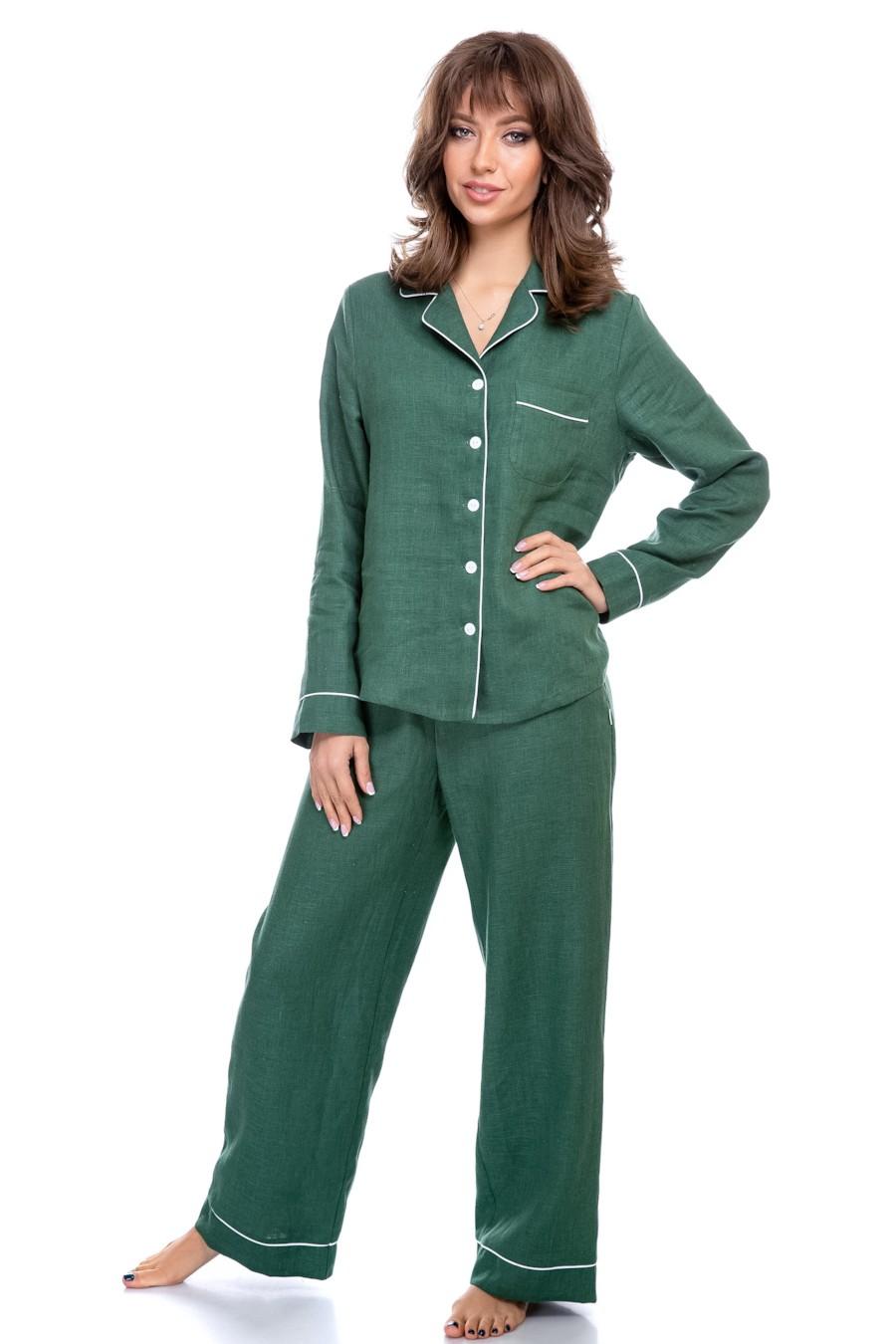 

Комплект: блуза и брюки Silence (65814) 44(M) зелений