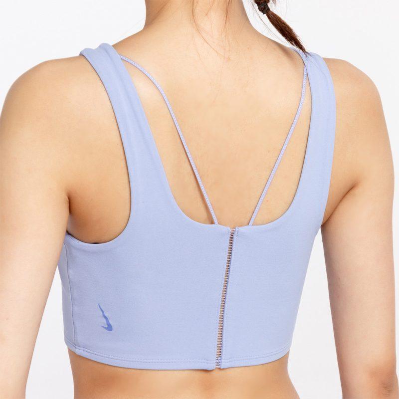 Nike Tank Tops Women's Light Cyan Asymmetrical Shoulder CJ3666-569