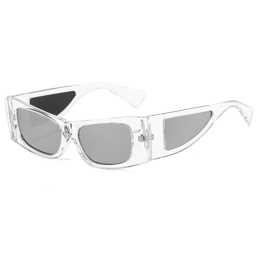 Lunettes de soleil carrées rétro imprimé léopard surdimensionnées pour femmes Marque de luxe Grande monture Protection UV400