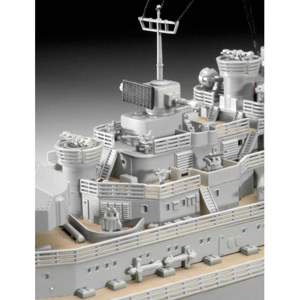 German Level Revell 1 350 German Navy Battleship Bismarck Plastic Model