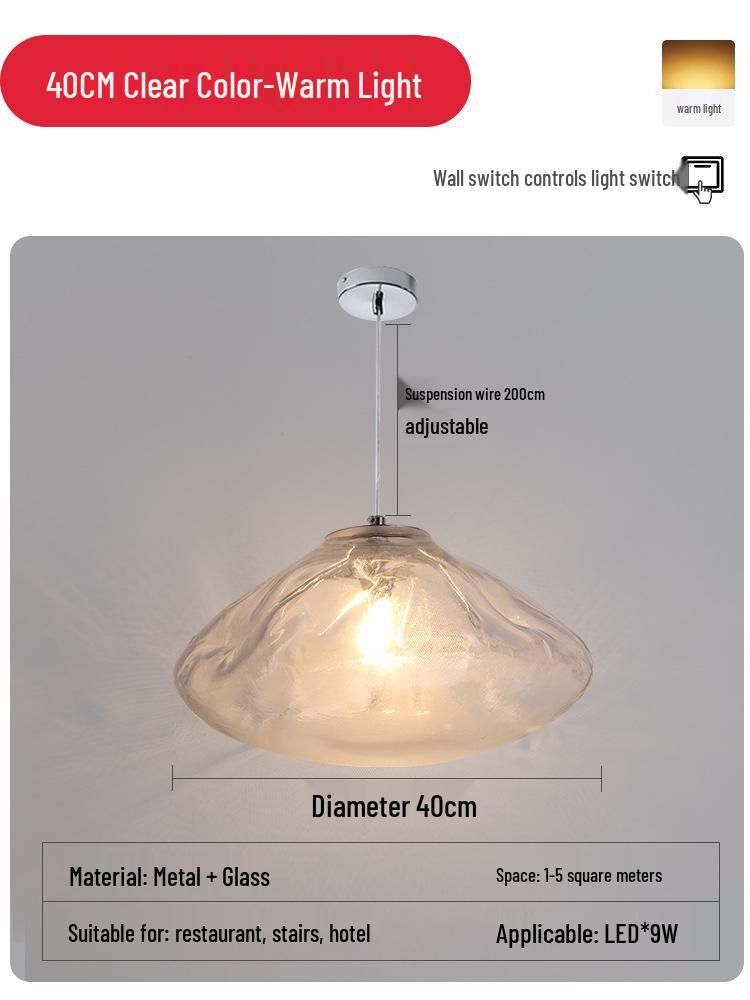 Designer Glass Cloud Staircase Pendant Light for Loft or Villa Living & Dining Rooms