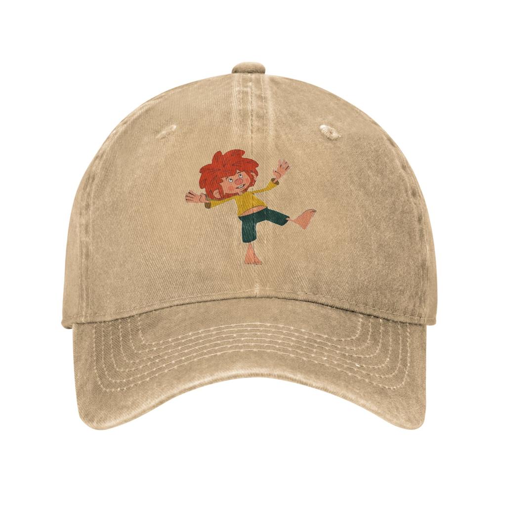 Sein Pumuckl Washed Denim Cap Casual Baseball Caps Adjustable Hat Summer Unisex Baseball Hats