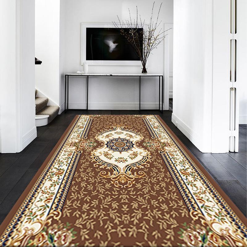 European Style Corridor Carpet Modern Household Carpet Entrance Hall Stairwell Corridor Fully Covered Carpet