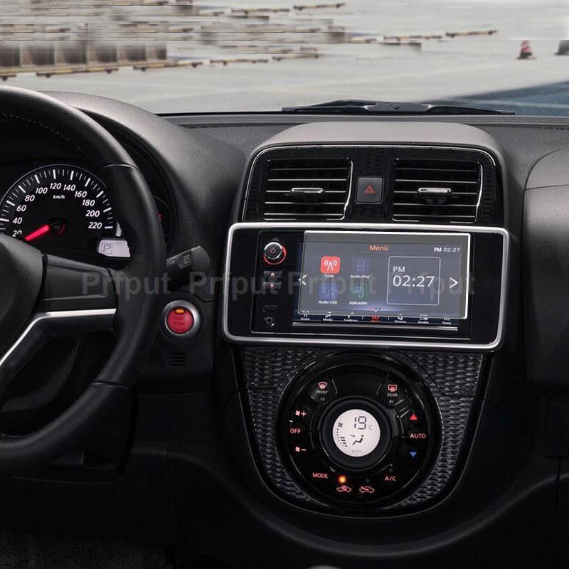 

Tempered Glass Screen Protective Film for Nissan March 2021 6.75 inch Car GPS Navigation Sticker Auto Car Screen Protector