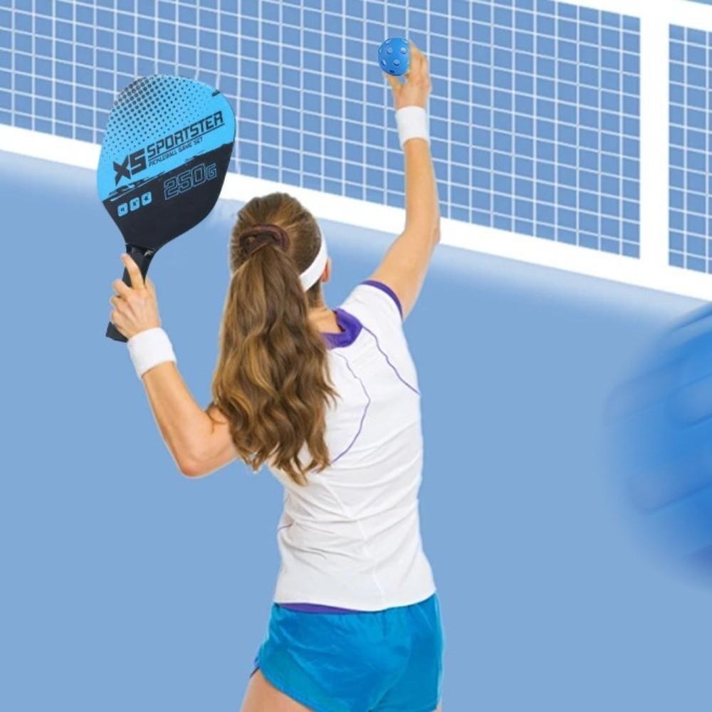 Beginner Pickleball Paddles Set Wooden Pickle Ball Equipment Paddle Racquets Set  Outdoor Sports