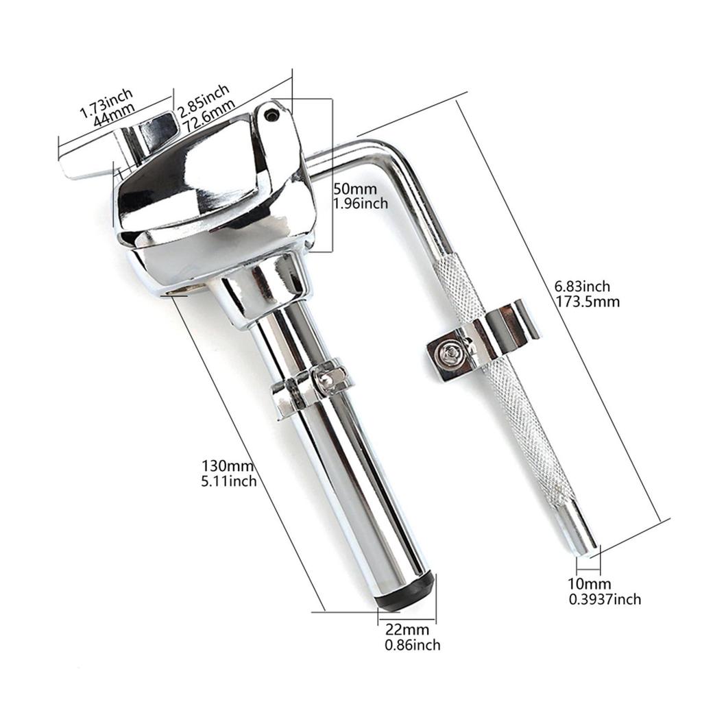 Tom Drum Holder Stand Drum Mount Holder for Drum Set Stage Performance Party