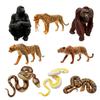 Gorilla Leopard Cheetah Python Jungle Animal Action Figuresmodel For Kids Gift