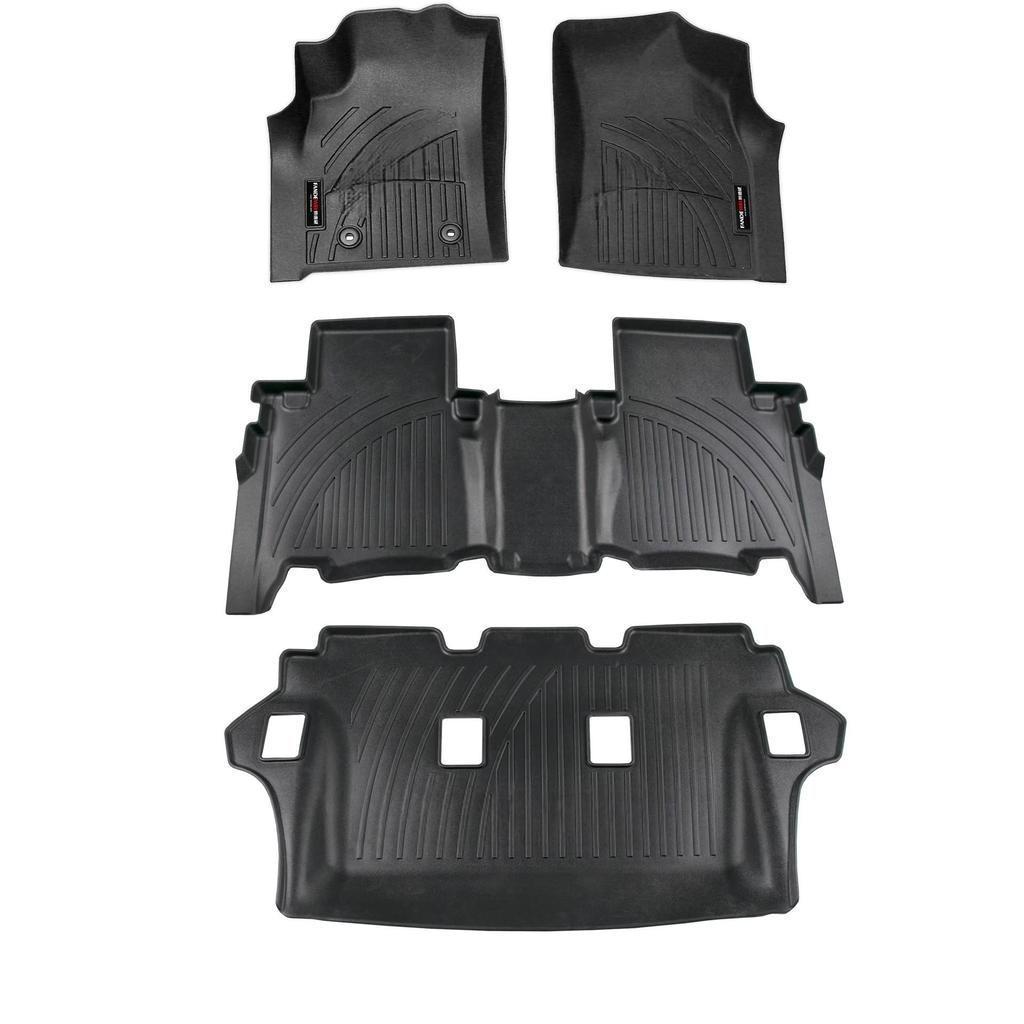 08-15 Toyota Fortuner All-Weather TPE 3D Floor Mats & Waterproof Trunk Mat