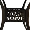 VidaXL Ensemble de bistro, 3 pcs Aluminium coulé, Bronze