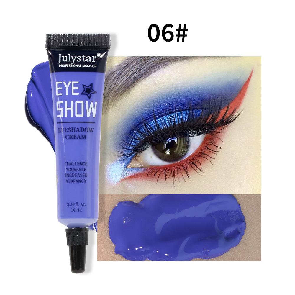 Ombretto in crema colorato impermeabile a lunga tenuta anti-macchia trucco occhi pennellato ombretto liquido opaco