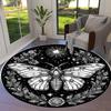 1pc Office Carpet Chair Mats Mystical Moth Night Sky Perfect for Decorating Office Chairs, Living Rooms, Or Bedrooms