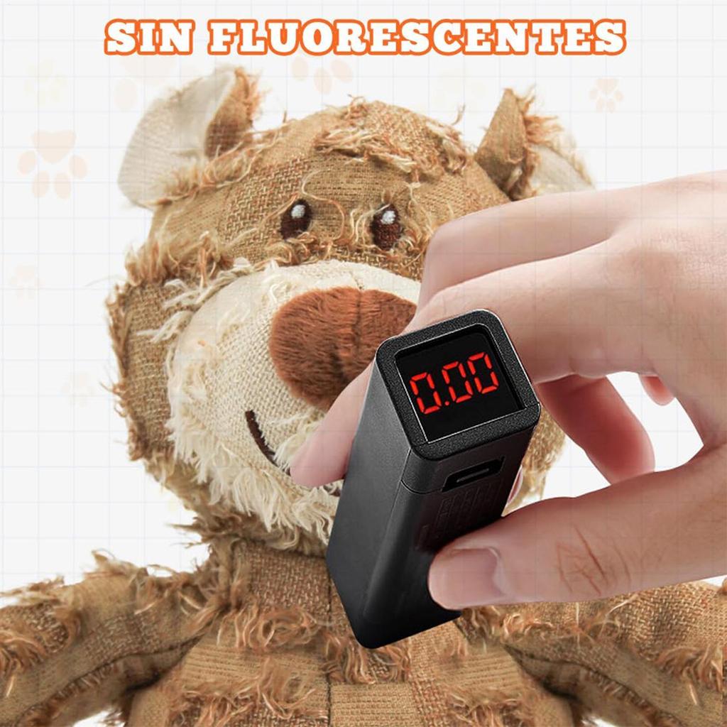 Dog Companion for Chewers Indestructible Bear Toy Resistant Squeaky Dog Toys Heavy Chewers Stuffed Plush Dog Toys for Aggressive