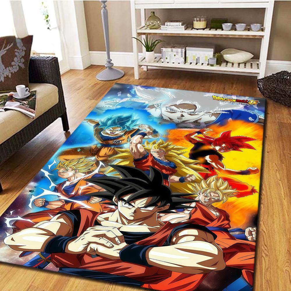 Dragon Ball Super Carpet, Cool Movie Mat for Home Decor, Digital Print Bedroom Floor Rug, Living Room -HYQ7