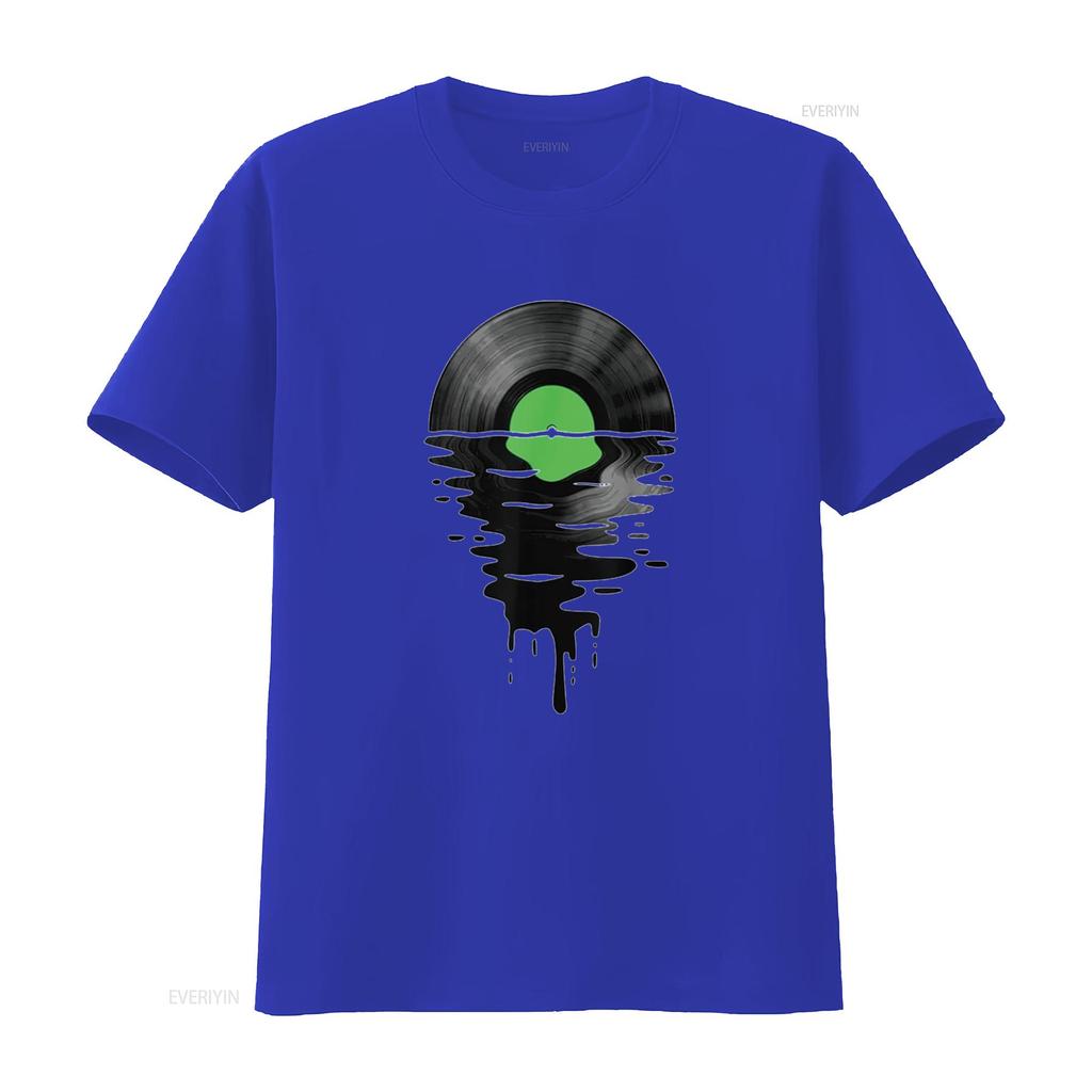 Mens Vinyl Record Music LP Classic 80s Sunset T Shirt White X Large vintage Washed Slightly streetwear Soft Casual Comfortable