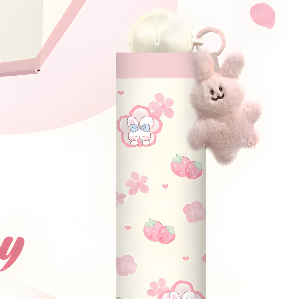 Tri-fold eversion cute fun cartoon umbrella professional digital flower umbrella vinyl sunscreen sun umbrella
