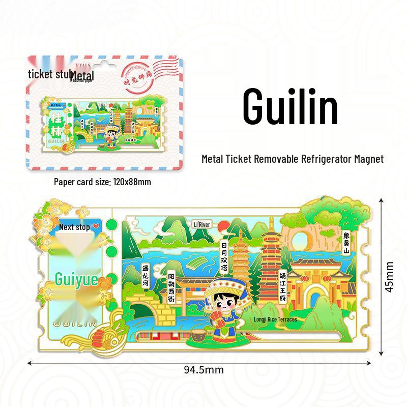 National Cultural Landmark City Magnet: Creative Tourist Souvenir