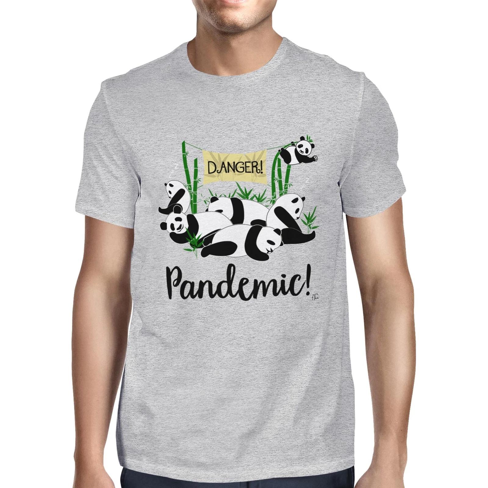 1Tee Mens Danger, Pandemic T-Shirt M
