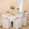 10pcs Sequin Chair Bow Sashes Spandex Glitter Chair Bands Tie With Round Buckle For Party Banquet Event Wedding Decorations