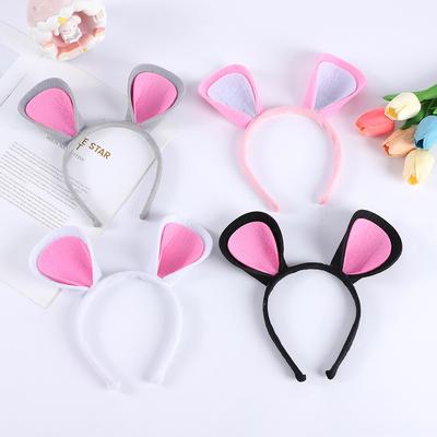 1 Stück niedliches Tierohren Haarband Kopfschmuck Halloween Kostüm Accessoire kleine Mausohren Performance Stirnband Kopfschmuck