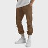 Men's Straight Casual Multi-Pocket Overalls for Spring and Autumn with Drawstring.