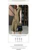 2025 Summer Plus Size Women's Solid Color Waist-Slimming Shirt Dress - Mid-Length, Loose, Casual, and Elegant