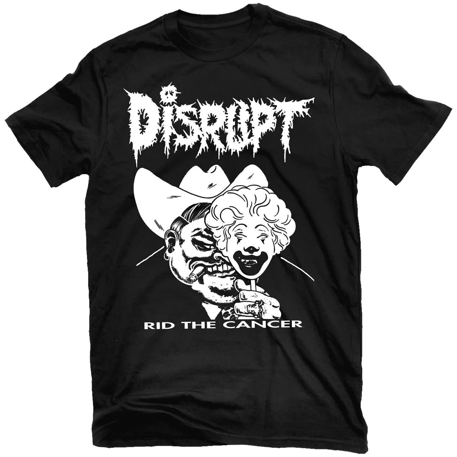 

DISRUPT Rid The Cancer T-Shirt NEW! Relapse Records TS4803 L