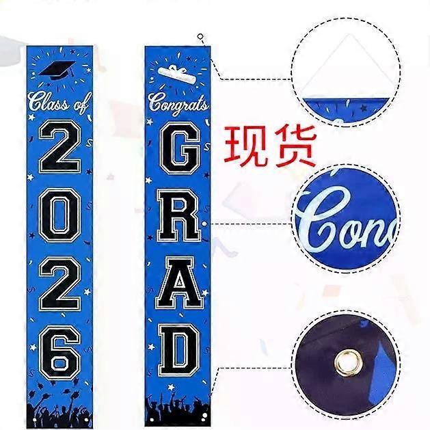 2026 Graduation Decorations, Congrats Grad Porch Banner for Any Schools or Grades 2026 Graduation Party Decorations