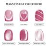 3-in-1 Cat Eyes Nail Magnet Heart Round Line Shape Nail