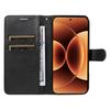 For Xiaomi 17 Pro Max Leather Wallet Case with Strap Solid Color Phone Stand Cover