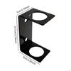 Barbell Bar Holder Storage Rack Gym Accessory 2" Hole Space Saving Vertical Weight