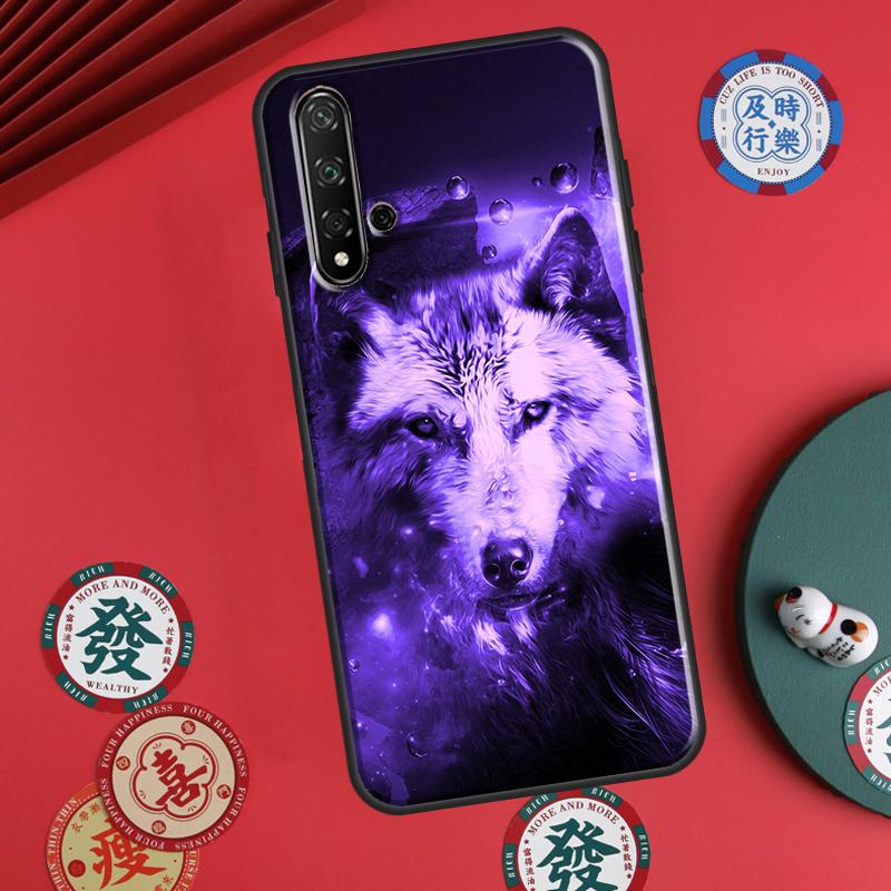 Cute Galaxys Wolf For Huawei P60 Pro P30 P40 Lite Nova 7i 8i 11i 12i 12s 10 9 SE Y90 Y60 Y70 Y72 Y61 Y91 Case