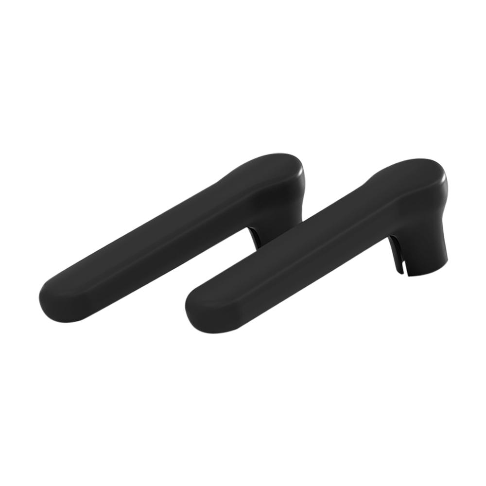 

2PCS Unit Door Silicone Door Handle Knob Cover Static-free Safety Handle Sleeve Bedroom Living Room Wall Protector Accessory чорний