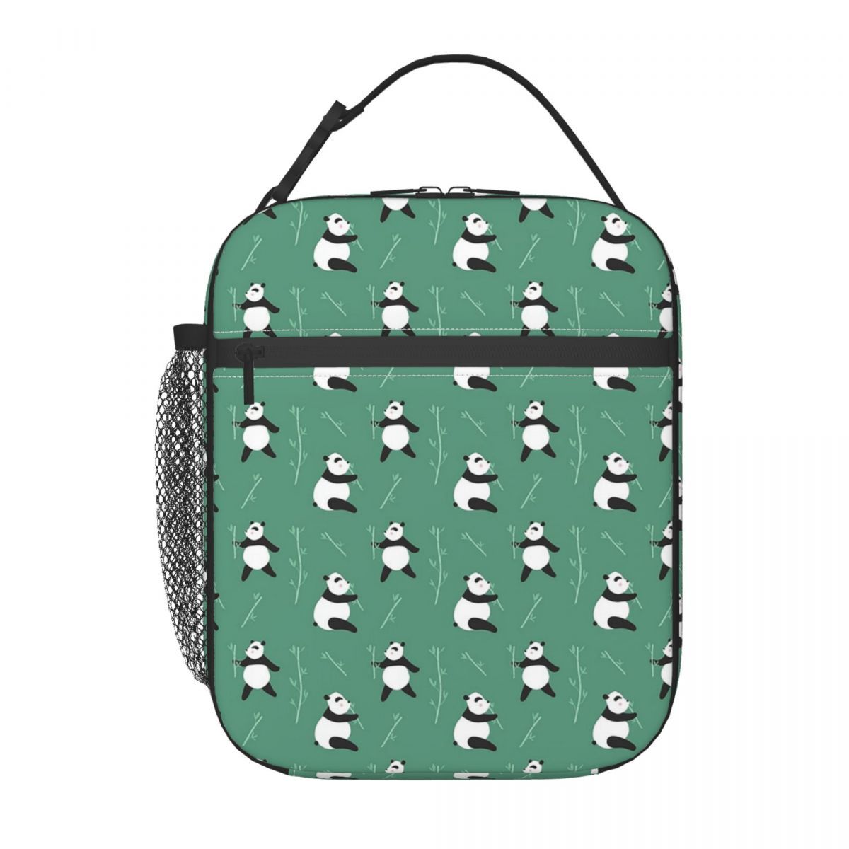

Black And White Panda Cartoon Pattern Insulated Lunch Bag for Women Kids Leakproof Food Boxes Thermal Lunch Box Tote One Size